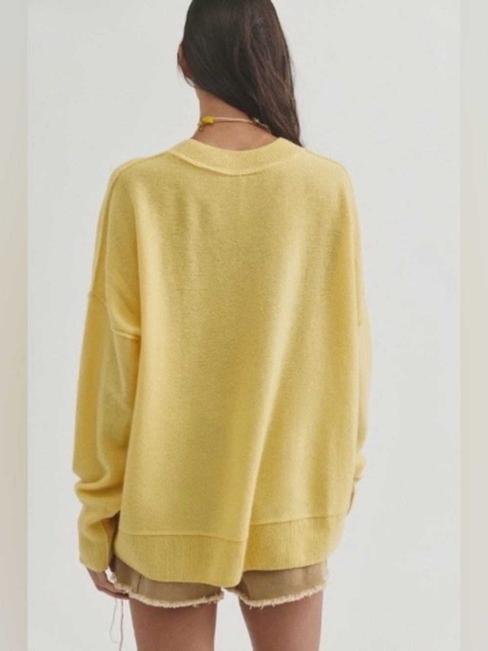 ▪️NWT Free People Tomorrow Cashmere Crewneck